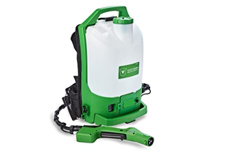 Victory Innovations Cordless Electrostatic Backpack Sprayer Machine for disinfectants, sanitizer, Cleaning,Green,VP300ES