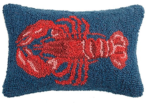 Peking Handicraft Lobster Hook, 8X12 Throw Pillow, 1 Count (Pack of 1)