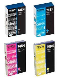 epson748 high capacity ink cartridge complete color set