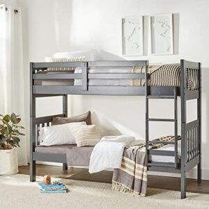 Donco Kids Austin Mission Twin Over Twin Dark Grey Bunkbed