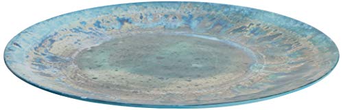 Certified International Radiance Teal Melamine 11" Dinner Plate, Set of 6