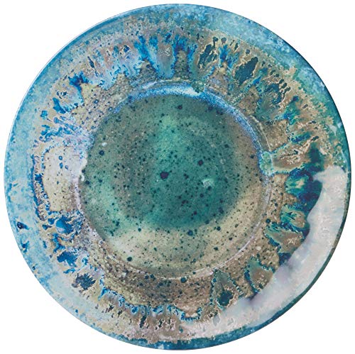 Certified International Radiance Teal Melamine 11" Dinner Plate, Set of 6