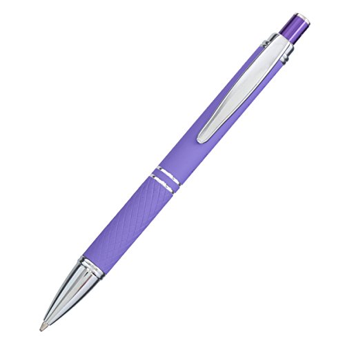 Be Still and Know Purple Stylish Classic Pen in Matching Gift Case - Psalm 46:10 Bible Verse Refillable Retractable Medium Ballpoint Pen for Journal Planner Writing Note Taking Calendar Agenda