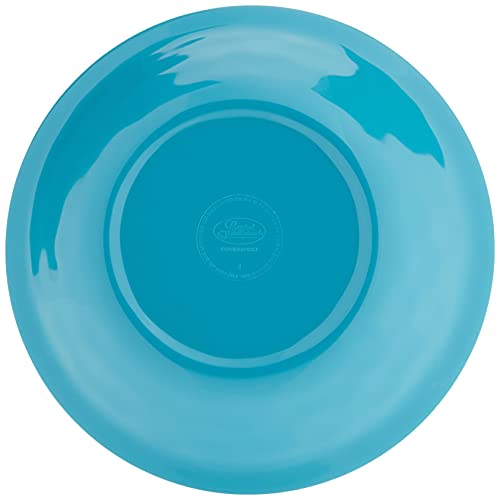 Certified International Radiance Teal Melamine 7.5" All Purpose Bowl, Set of 6, 300 milliliters