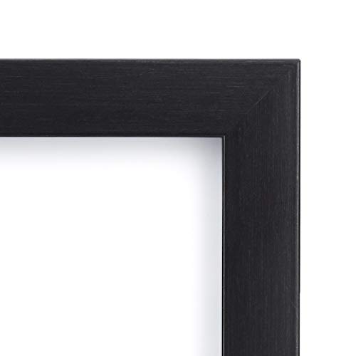 Amazon Basics Rectangular Photo Picture Frame, 5" x 7", Pack of 5, Black