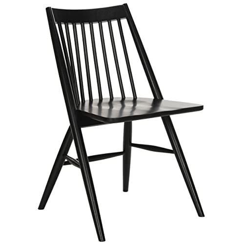 Safavieh Home Collection Wren Black 19-inch Spindle Dining Chair (Set of 2)