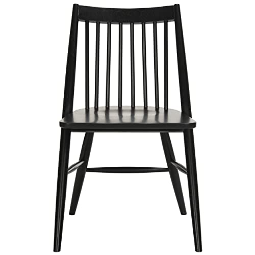 Safavieh Home Collection Wren Black 19-inch Spindle Dining Chair (Set of 2)