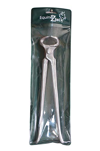 Miniature Hoof Nipper 10" for Ponies Vanadium Steel Farrier Tool in Dull Finish