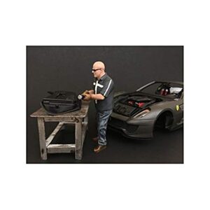 american diorama chop shop mr. fabricator figure for 1:24 scale models 38260