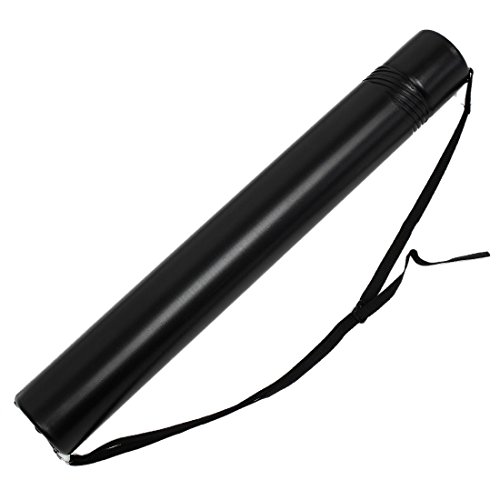 Document Poster Tube Black Plastic Shipping Tube