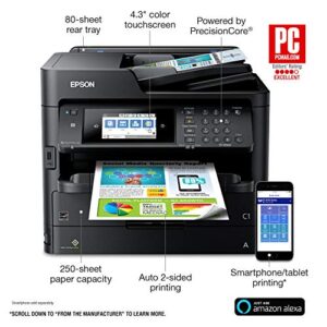 Epson Workforce Pro ET-8700 EcoTank Color All-in-One Supertank Printer with Scanner, Copier and Fax, WiFi & Ethernet Connectivity