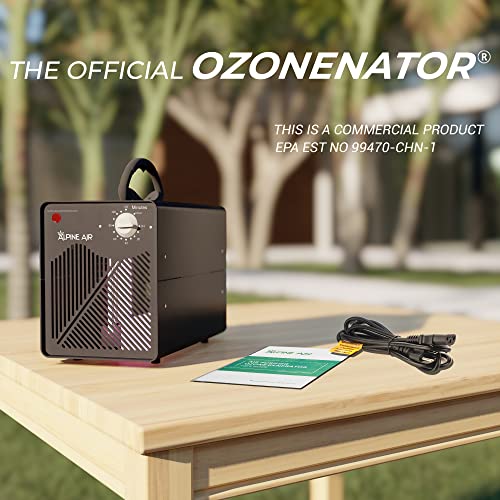 Alpine Air Commercial Ozone Generator – 15,000 mg/h | Professional O3 Air Purifier, Ozonator and Ionizer | Heavy Duty Air Cleaner, Deodorizer | Best for Odor Stop Control