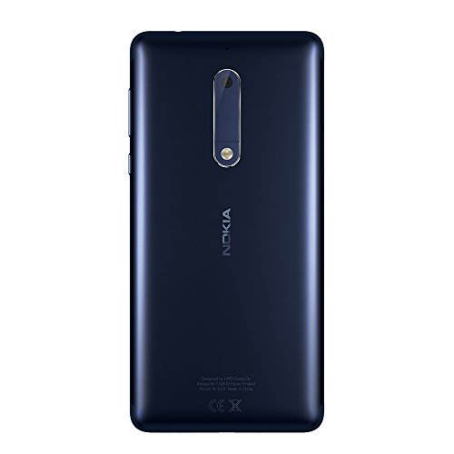 Nokia 5 - Android 9.0 Pie - 16 GB - Dual SIM Unlocked Smartphone (AT&T/T-Mobile/MetroPCS/Cricket/Mint) - 5.2" Screen - Blue (TA-1044-SIL)