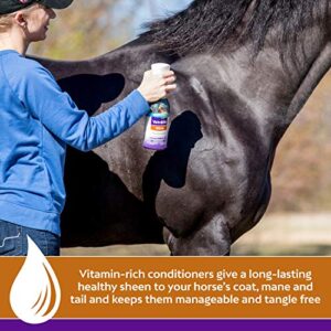 Farnam Vetrolin Shine Coat Conditioner and Shine, Non-aerosol Continuous Spray for Horses and Dogs, 20 Ounces