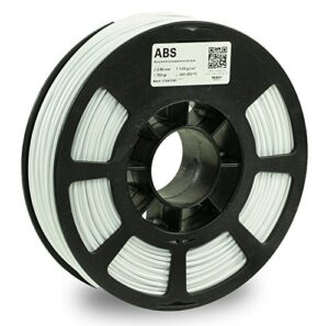 kodak abs filament 2.85mm for 3d printer, white, dimensional accuracy +/- 0.03mm, 750g spool (1.7lbs), abs filament 2.85 used as 3d printer filament to refill most fdm printers