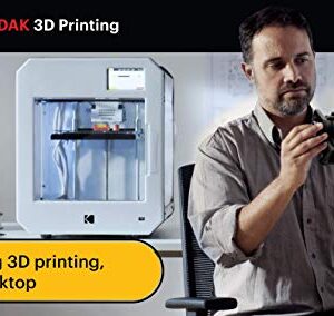 KODAK 3D printer filament NYLON 12 NATURAL color, +/- 0.03 mm, 750g (1.6lbs) Spool, 2.85 mm. Lowest moisture premium filament in Vacuum Sealed Aluminum Ziploc bag. Fit Most FDM Printers