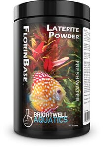 brightwell aquatics florinbase laterite powder - natural laterite clay substrate for planted and freshwater shrimp aquaria,