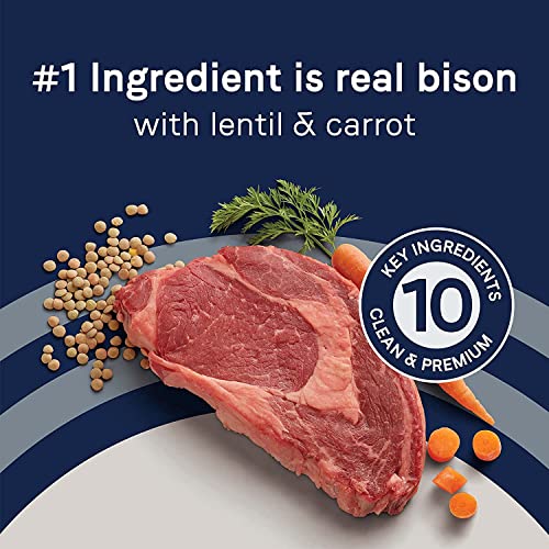 Canidae Pure Real Bison, Lentil & Carrot Recipe Adult Dry Dog 21 LB