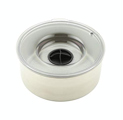 Slopper Stopper Dripless Water Bowls - Stainless Steel Bowl Unit - for Large Breed Dogs 51-85 Lbs, 9.84” Dia, 1 Gallon Capacity