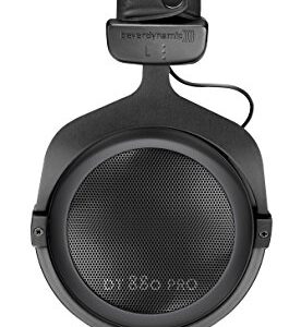 beyerdynamic Dt 880 250 Ohm Pro Semi-Open Studio Headphones Black (Limited Edition)