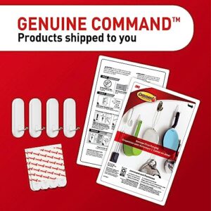 Command Large Wire Hooks, 4-Hooks, 8-Strips, Holds up to 5 lbs - Easy to Open Packaging