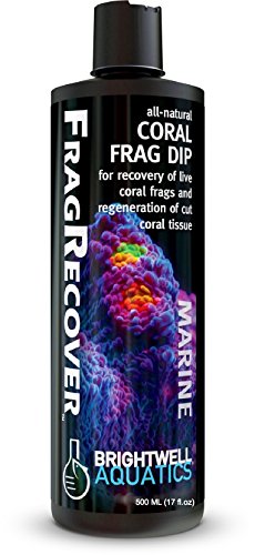 Brightwell Aquatics Frag Recover - Natural frag dip for Tissue Recovery and to Prevent infections, 500 ml (FRAGR500)