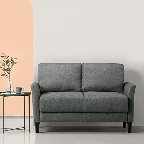 ZINUS Jackie Loveseat Sofa / Easy, Tool-Free Assembly, Green Stone