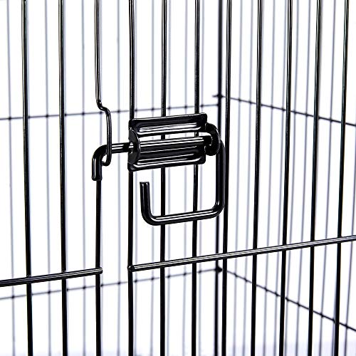 Topeakmart Medium Open Top Parrot Bird Cage for Cockatiels Conures Green Cheek Parakeets with Rolling Stand