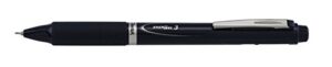 pentel energel 3 multi-function, 3-ink gel pen, (0.5mm) fine line, navy - blc35c