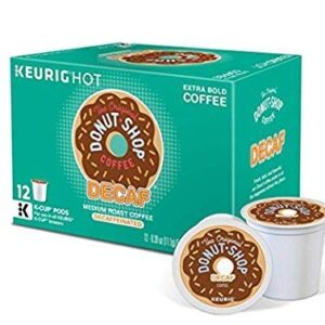 The Original Donut Shop Decaf K-Cup Pods, Medium Roast,12-Count, (Pack of 3) [Retail Packaging]