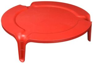 nordic ware 2-tier plate stacker, one, red, 1 count (pack of 1)