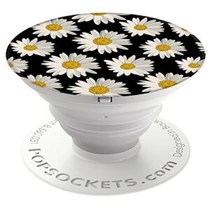 PopSockets PopGrip - [Not Swappable] Expanding Stand and Grip for Smartphones and Tablets - Daisies