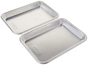 nordic ware burger serving trays-2 piece set, aluminum