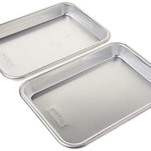 Nordic Ware Burger Serving Trays-2 Piece Set, Aluminum