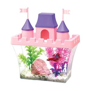 aqueon princess castle aquarium kit 1/2 gallon