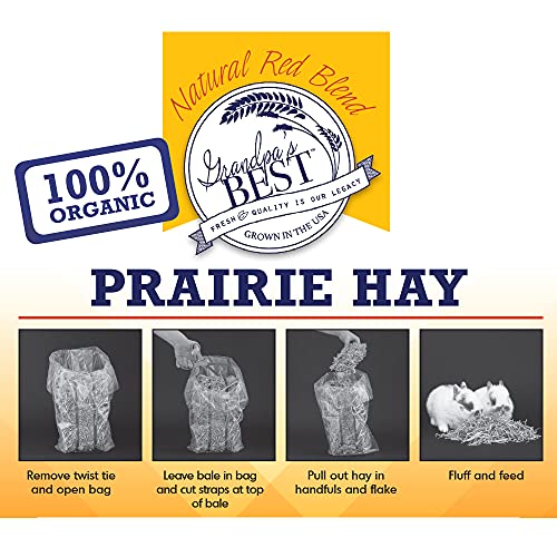 Grandpa's Best Prairie Hay Bale, 5 lbs