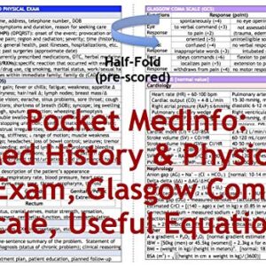 MedInfo - Pocket Medical Reference, Lab Values, History and Physical Exam (Laminated)