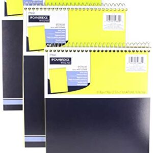 Mead Legal Pad, Top Spiral Bound, Wide Ruled Paper, 70 Sheets Count, 8-1/2" x 11", (3 Pack)