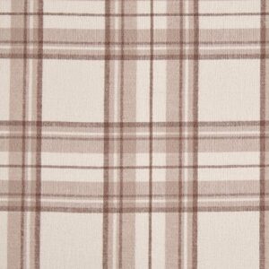 Amazon Brand – Stone & Beam Rustic Plaid Flannel Duvet Cover Set, Twin, Ivory and Cream