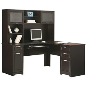 Realspace® Magellan 59"W L-Shape Corner Desk, Espresso