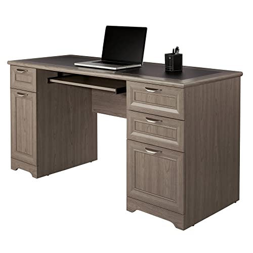 Realspace® Magellan 59"W Manager's Desk, Gray