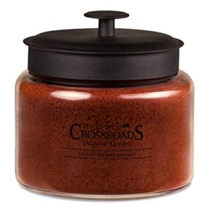 crossroads country breakfast scented 4-wick candle, 64 ounce