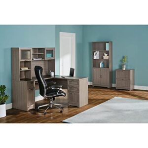 Realspace® Magellan 59"W L-Shape Corner Desk, Gray