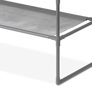 Whitmor Spacemaker 6-Tier Shelves, Gunmetal