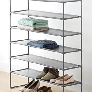 Whitmor Spacemaker 6-Tier Shelves, Gunmetal