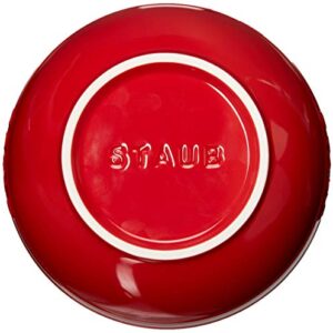 STAUB Ceramics Universal Bowl Set, 6.5-inch, Cherry, 32 Ounces