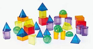 tickit 9241 translucent geometric shapes (pack of 36)