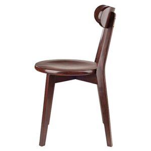 Winsome Pauline 2-PC Set Chair, Walnut, 17.32x18.96x31.59