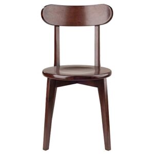 Winsome Pauline 2-PC Set Chair, Walnut, 17.32x18.96x31.59