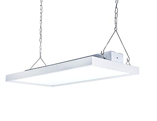 Parmida 2FT LED Linear High Bay Shop Light, 105W, 130LM/W, 0-10V Dimmable, Commercial Industrial Warehouse Area Lighting, 5000K, Hanging Chain Included, UL-Listed & DLC 4.2 Qualified